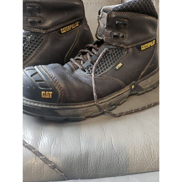 Caterpillar Composite Toe Work Boots Outlast Size US 14 Men\'s Brown Leather Gorp main image 12